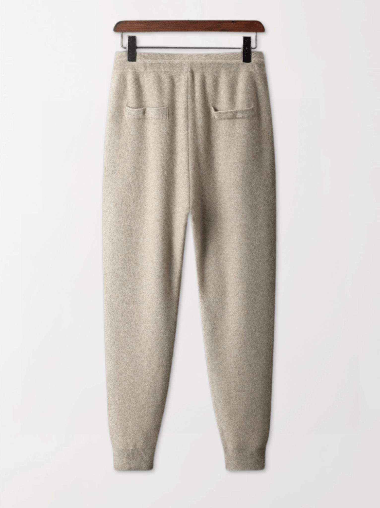 Soft Wool Slim Ankle Sweatpants - Louvelle