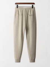 Soft Wool Slim Ankle Sweatpants - Louvelle