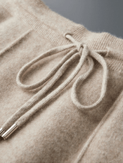 Soft Wool Slim Ankle Sweatpants - Louvelle