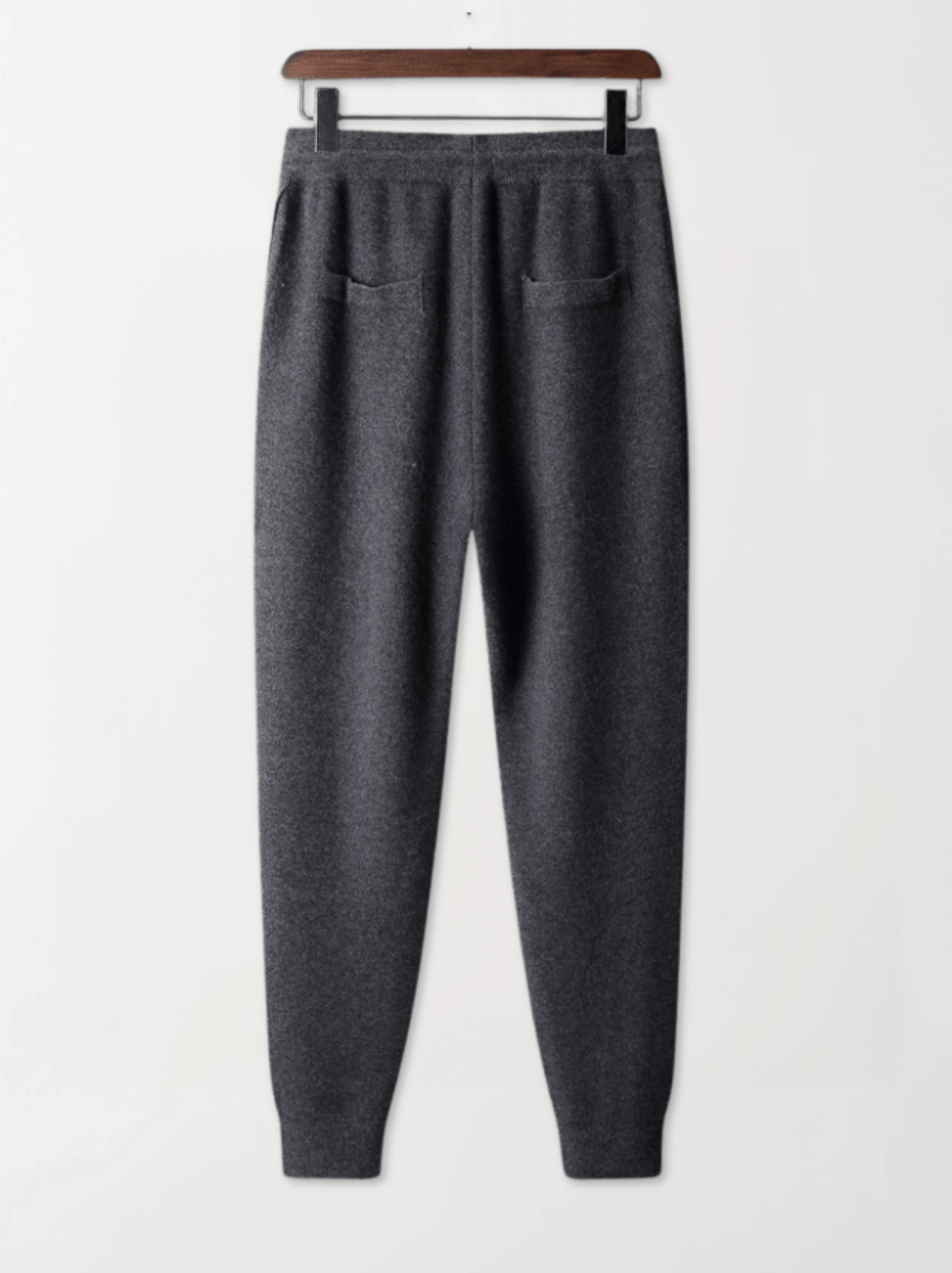 Soft Wool Slim Ankle Sweatpants - Louvelle
