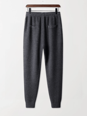 Soft Wool Slim Ankle Sweatpants - Louvelle