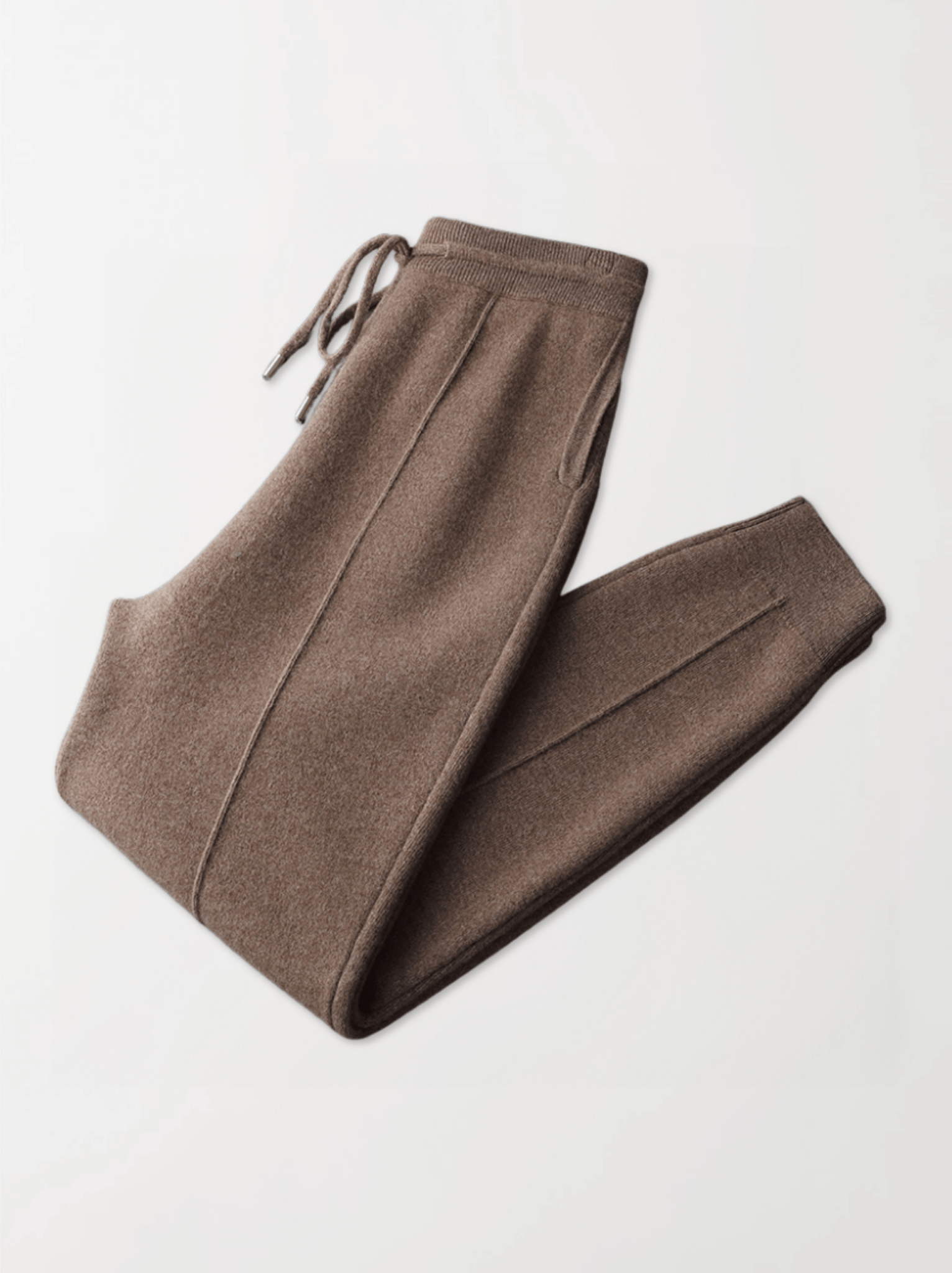 Soft Wool Slim Ankle Sweatpants - Louvelle