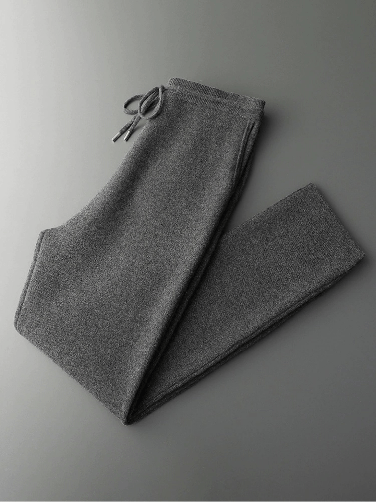 Classic Wool Drawstring Sweatpants - Louvelle