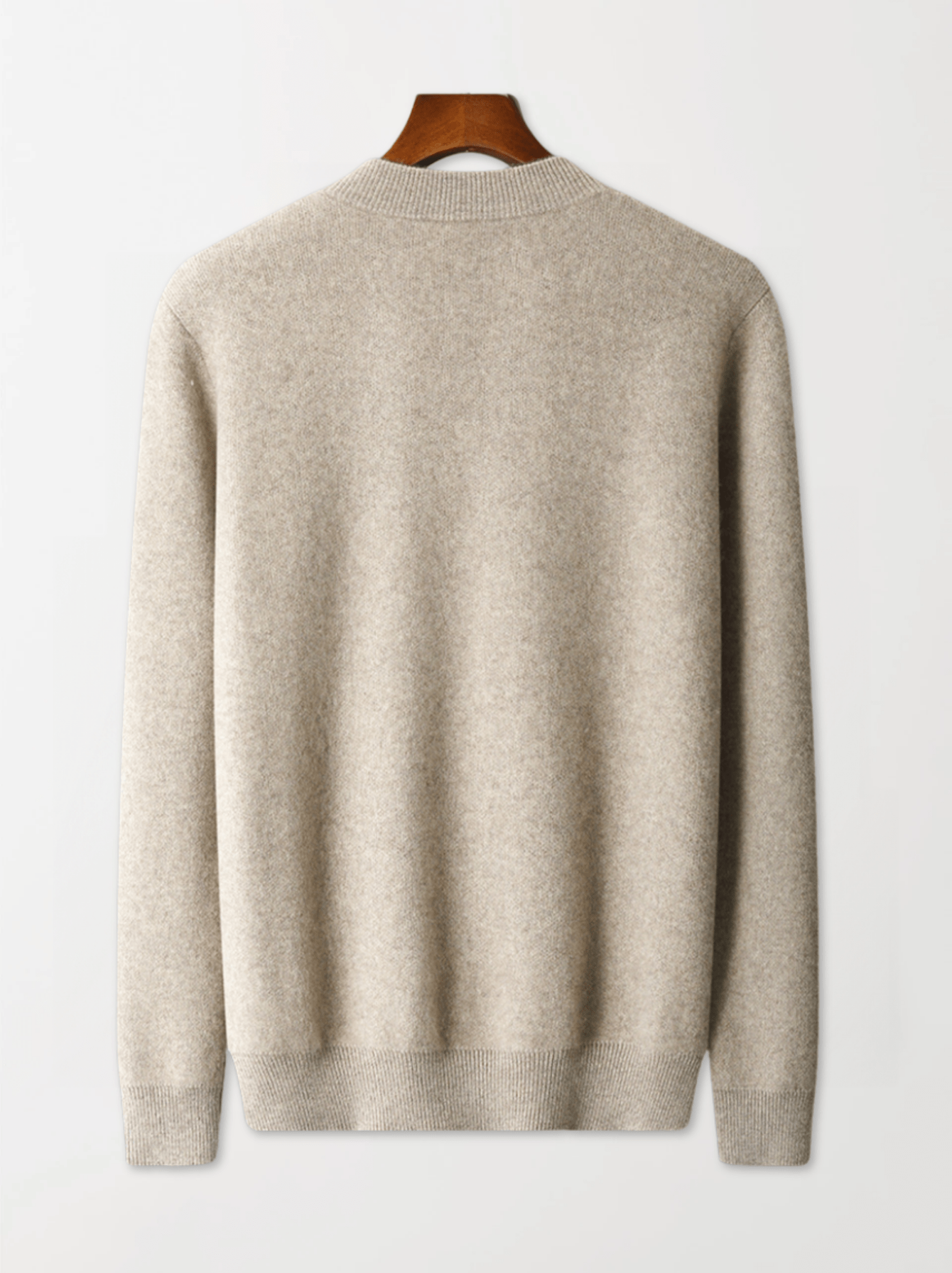 Lightweight Wool Zip Cardigan - Louvelle