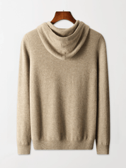 Lightweight Wool Hoodie No - Zip - Louvelle
