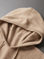 Lightweight Wool Hoodie No - Zip - Louvelle