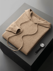 Lightweight Wool Hoodie No - Zip - Louvelle