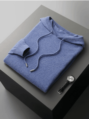 Lightweight Wool Hoodie No - Zip - Louvelle