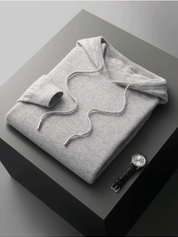 Lightweight Wool Hoodie No - Zip - Louvelle