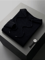 Lightweight Wool Hoodie No - Zip - Louvelle