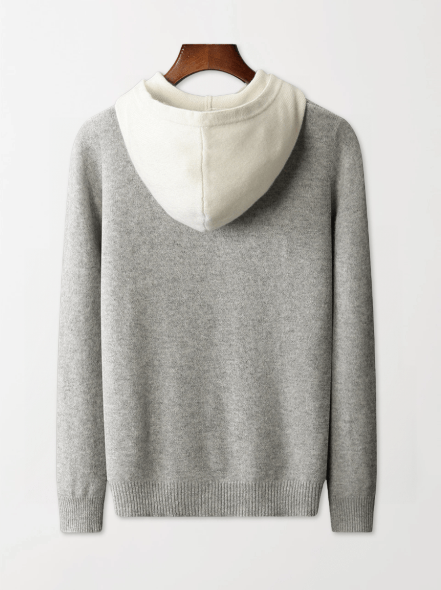 Multi Color Wool Hoodie No - Zip - Louvelle