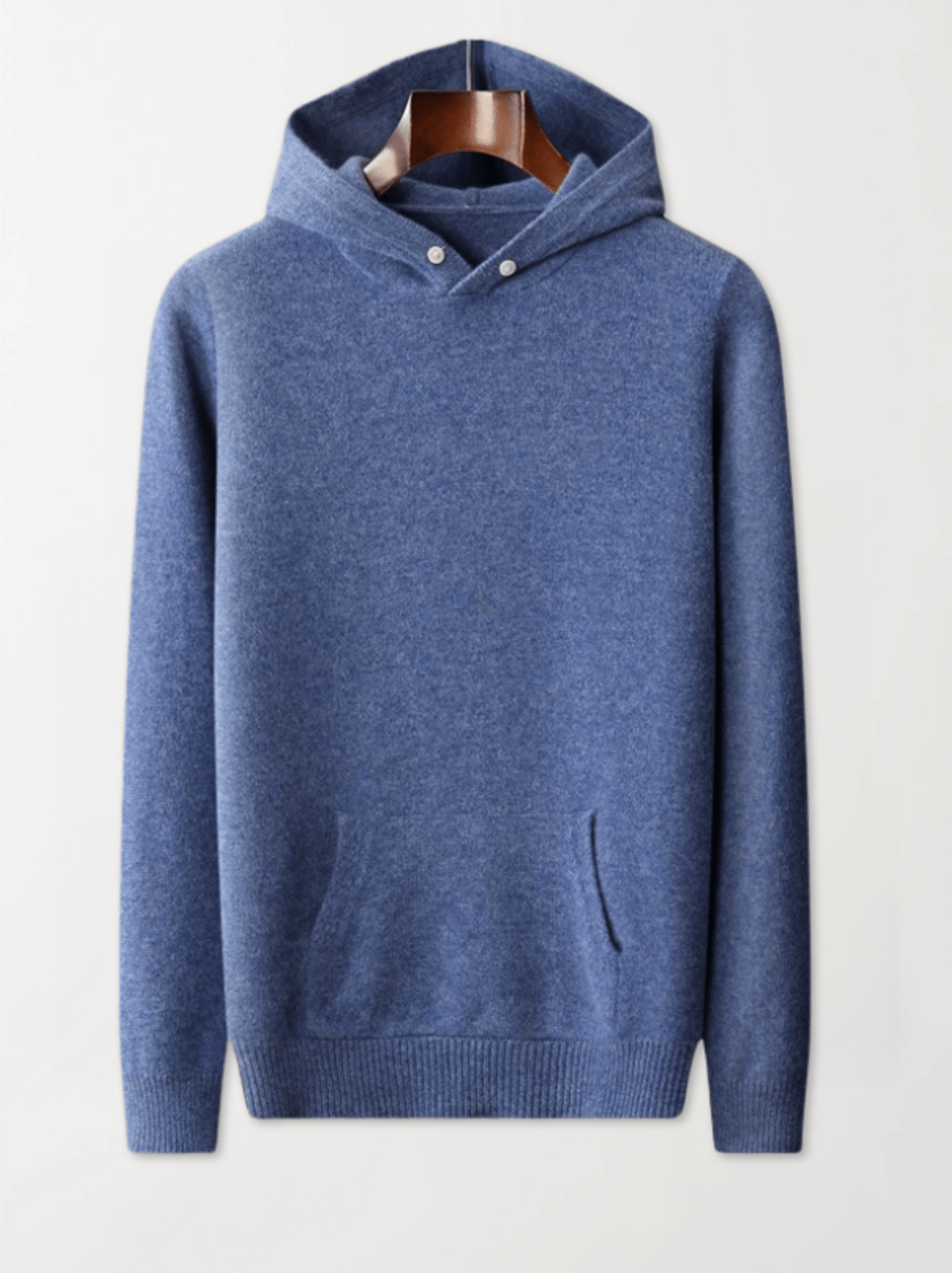 Multi Color Wool Hoodie No - Zip - Louvelle