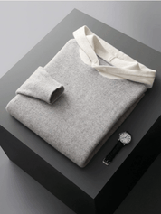 Multi Color Wool Hoodie No - Zip - Louvelle