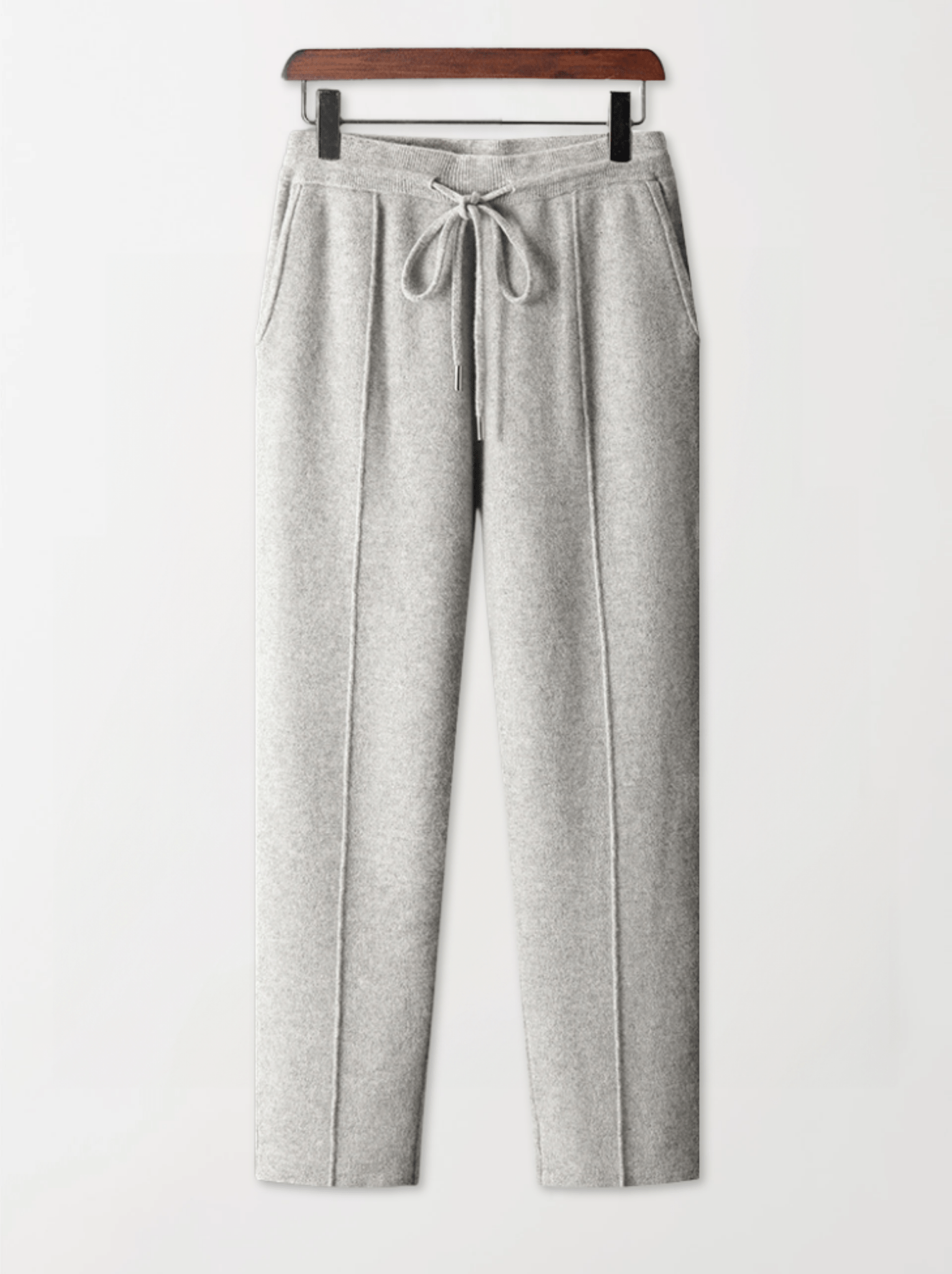 Wool Straight - Leg Sweatpants - Louvelle