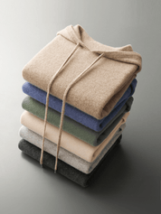 Lightweight Wool Hoodie No - Zip - Louvelle