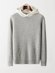 Multi Color Wool Hoodie No - Zip - Louvelle