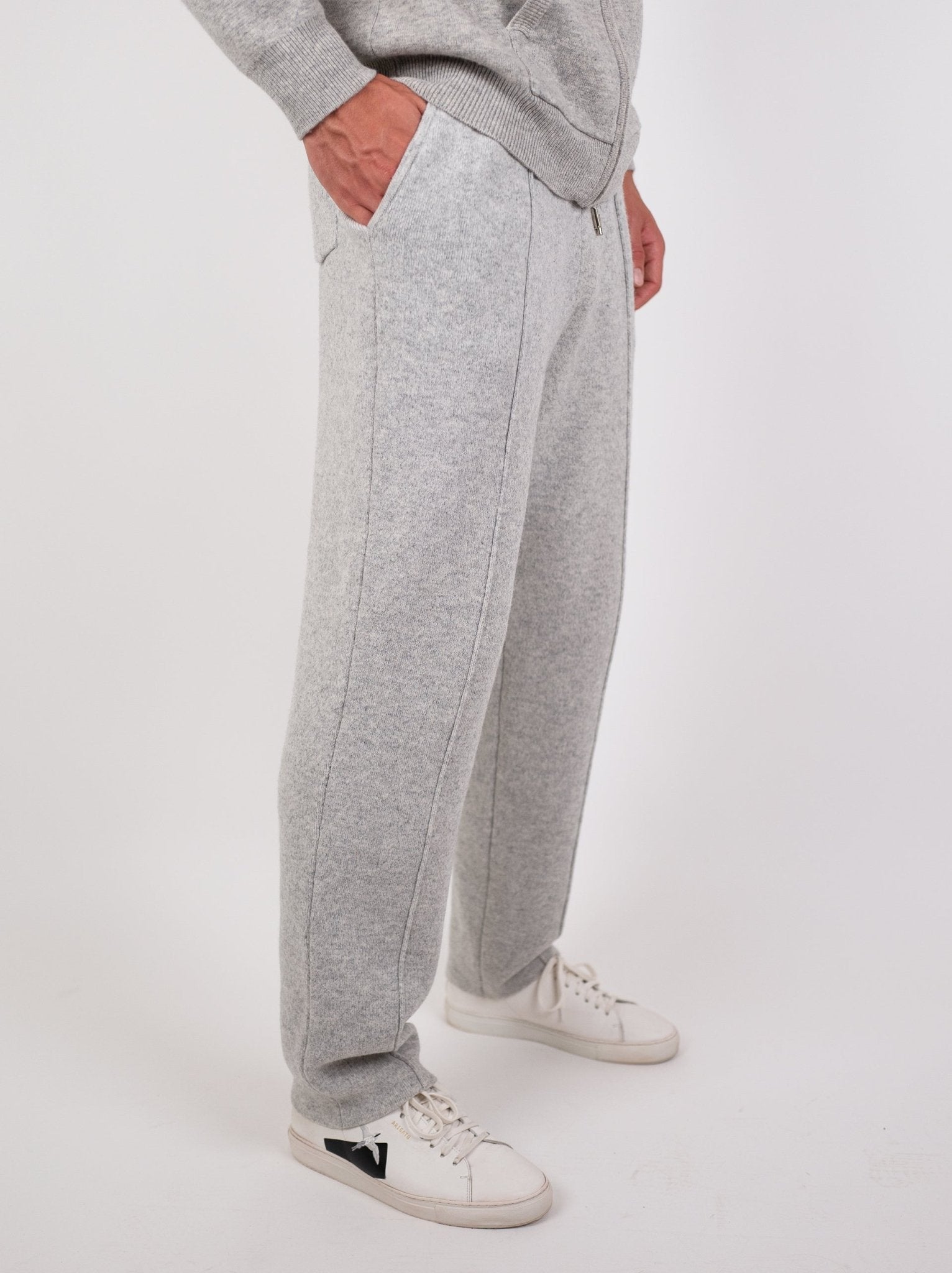 Wool Straight - Leg Sweatpants - Louvelle