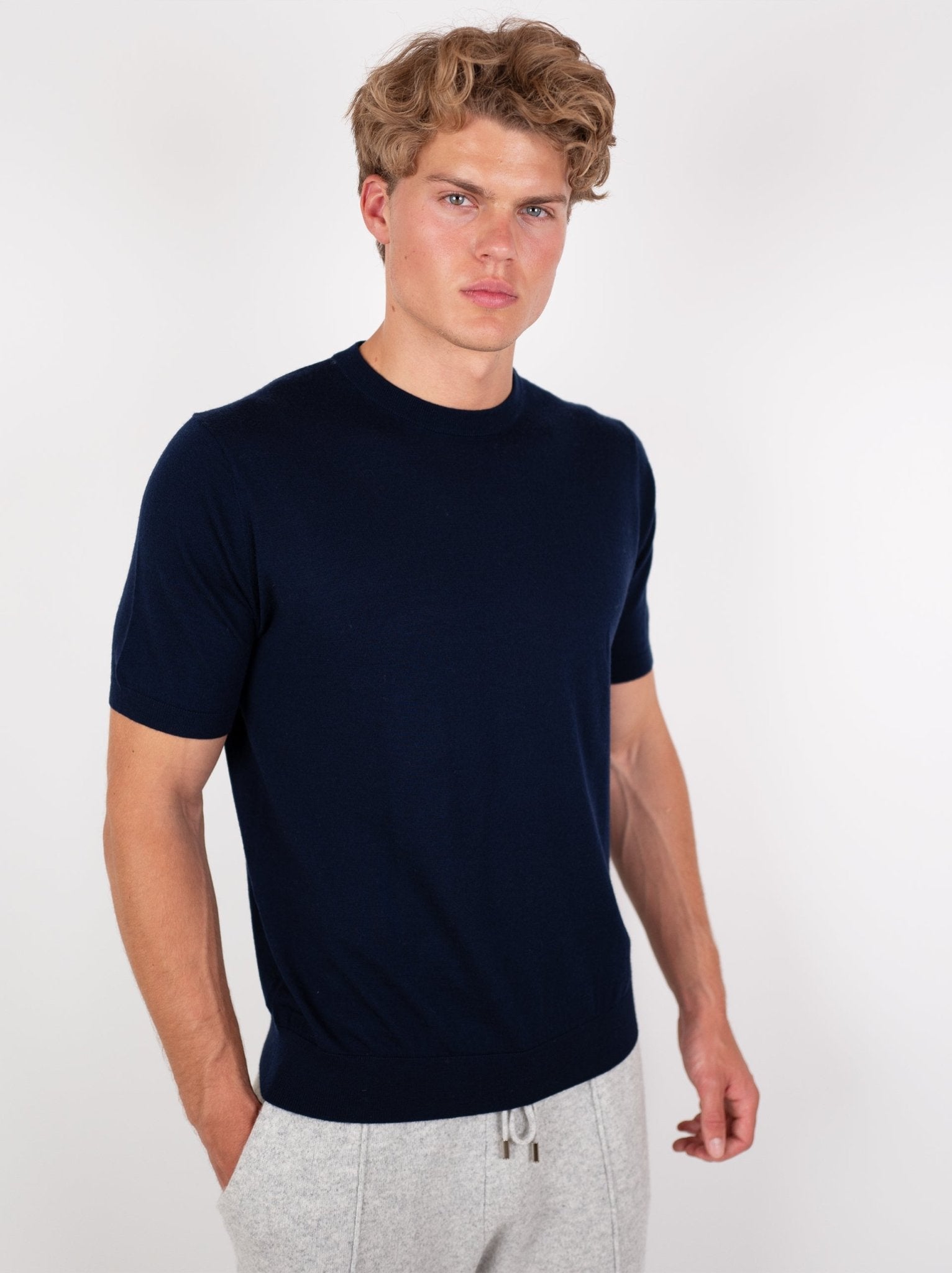Casual Wool T-Shirt - Louvelle