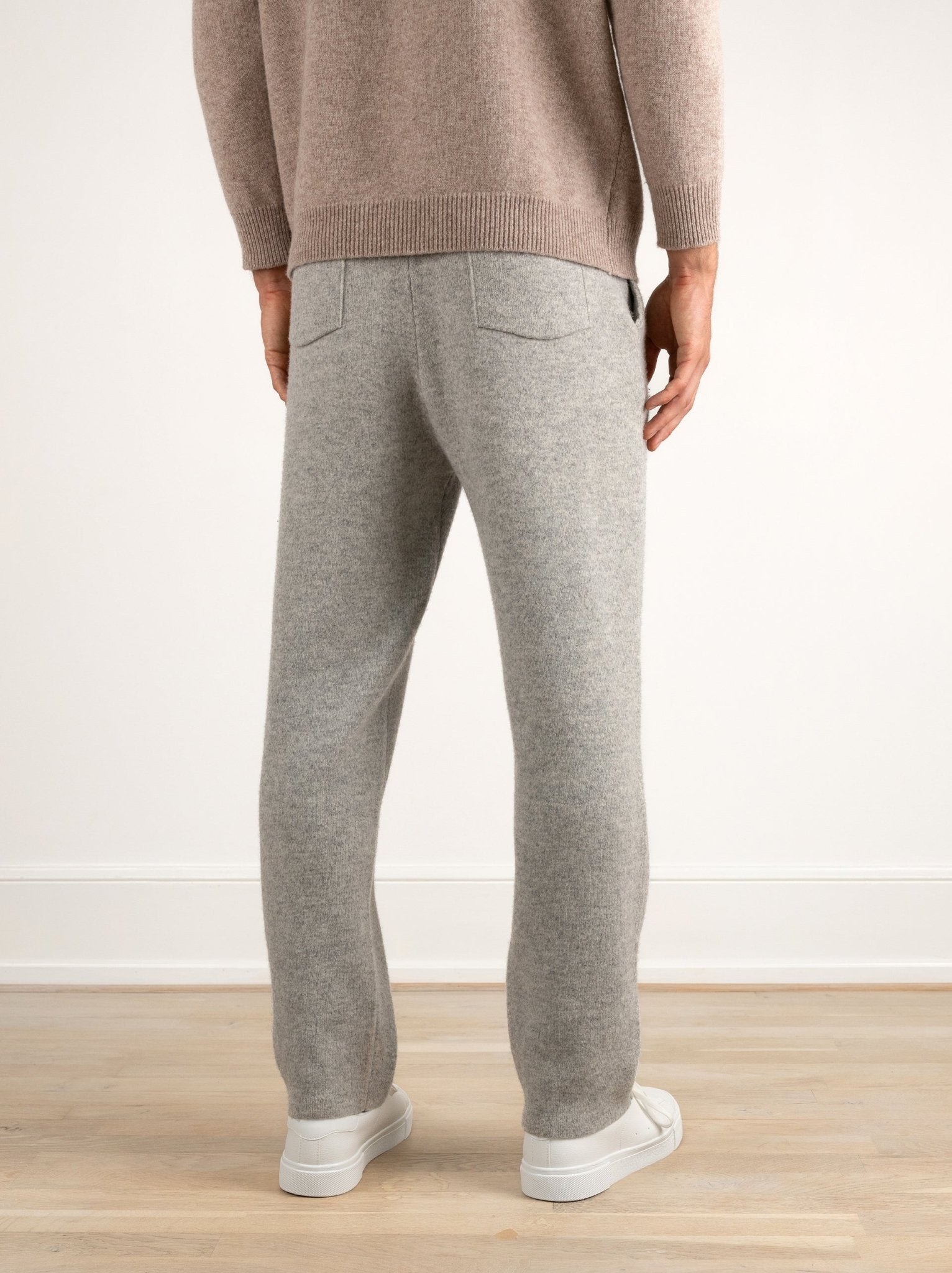 Wool Straight - Leg Sweatpants - Louvelle