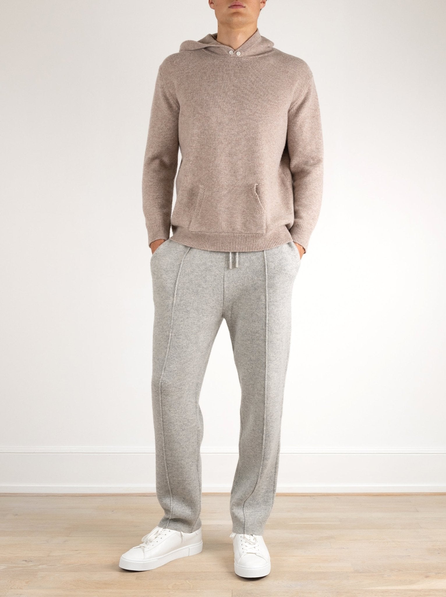 Wool Straight - Leg Sweatpants - Louvelle