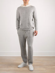 Multi Color Wool Hoodie No - Zip - Louvelle