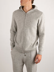 Zip - Up Wool Hoodie Comfort Set - Louvelle